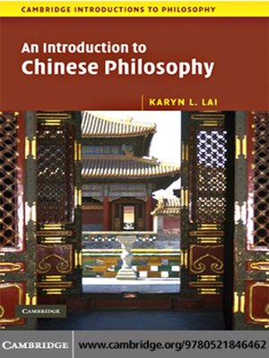 cover image of An Introduction to Chinese Philosophy